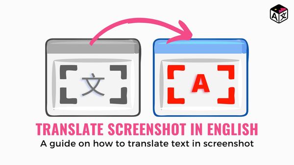 Translate Screenshot Text to English | Translate Screenshot to English