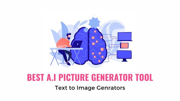 Best AI picture generator tool banner image with text 