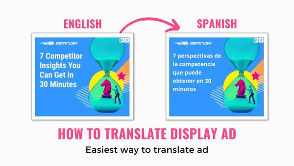 How to translate display ad